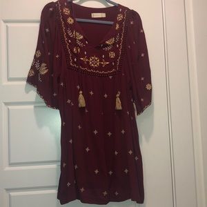 Maroon Altard State Dress